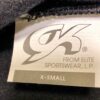 GK FITTED ICE SKATE JACKET ADULT X-SMALL BLACK FLEECE VELVET TRIM ZIP Sz AXS NWT - Image 7
