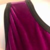 GK FIGURE SKATE GRAPE VELVET ADULT SMALL SLVLS BLACK FOIL RACERBACK DRESS AS - Image 2