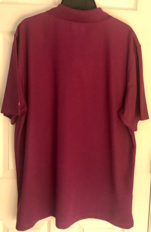 GRAND SLAM PERRY ELLIS MENS XX-LARGE SSLV BURGUNDY POLO GOLF SHIRT Sz XXL EUC! - Image 6