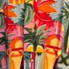 CINTAS MENS 2X-LARGE BRIGHT COLORFUL TROPICAL ISLAND THEME SSLV COTTON SHIRT 2XL - Image 3