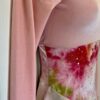 GK LgSLV PINK VELVET ICE SKATE ADULT X-SMALL TIE-DYE STRETCH PRINT DRESS Sz AXS - Image 3