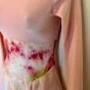 GK LgSLV PINK VELVET ICE SKATE ADULT X-SMALL TIE-DYE STRETCH PRINT DRESS Sz AXS - Image 5