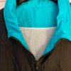 GK WARM UP ADULT LARGE CRINKLE NYLON BLACK INDIGO JADE GYMNAST SPORT JACKET SZ L - Image 3