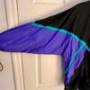 GK WARM UP ADULT LARGE CRINKLE NYLON BLACK INDIGO JADE GYMNAST SPORT JACKET SZ L - Image 4