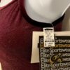 GK DANCE JAZZ LADIES SMALL WINE TWILIGHT X-BACK VELEVT STRAPS CAMISOLE TOP Sz AS - Image 4
