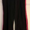 GK "CHEER" GRAPHIC GIRLS SMALL BLACK COTTON/SPANDEX PINK TRIM FOLD WAIST Sz CS - Image 4