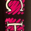 GK "CHEER" GRAPHIC GIRLS SMALL BLACK COTTON/SPANDEX PINK TRIM FOLD WAIST Sz CS - Image 7