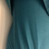 GK GREEN VELVET FIGURE SKATE LADIES SMALL SLVLS CREPE EMPIRE SLIP DRESS Sz AS - Image 3