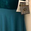 GK GREEN VELVET FIGURE SKATE LADIES SMALL SLVLS CREPE EMPIRE SLIP DRESS Sz AS - Image 4