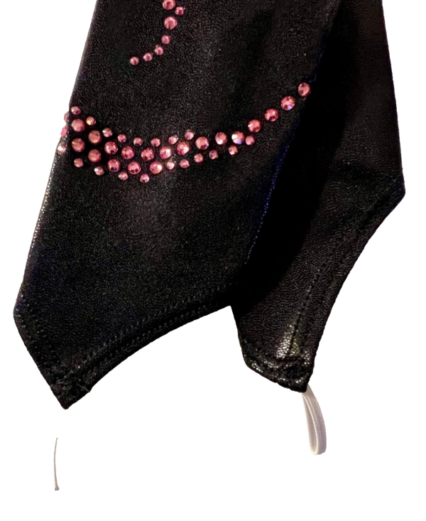 GK DANCE ADULT SMALL BLACK MYSTIQUE PINK JA PAIR GAUNTLETS DANCE Sz AS NWT - Image 4