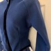 GK ICE SKATE FITTED JACKET UNISEX ADULT X-SMALL NAVY FLEECE VELVET TRIM ZIP XS - Image 4
