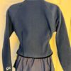 GK ICE SKATE FITTED JACKET UNISEX ADULT X-SMALL NAVY FLEECE VELVET TRIM ZIP XS - Image 6