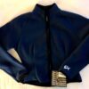 GK ICE SKATE FITTED JACKET UNISEX ADULT X-SMALL NAVY FLEECE VELVET TRIM ZIP XS - Image 7