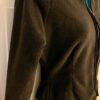 GK FITTED ICE SKATE JACKET ADULT SMALL BLACK FLEECE VELVET TRIM ZIP ACTIVE SZ S - Image 2