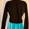 GK FITTED ICE SKATE JACKET ADULT SMALL BLACK FLEECE VELVET TRIM ZIP ACTIVE SZ S - Image 3