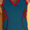 ADIDAS TANK GK LEOTARD CHILD X-SMALL BLUE RED NYLON/SPANDEX GYMNASTIC DANCE CXS - Image 2