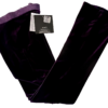 GK DANCE JAZZ LADIES SMALL PURPLE VELVET PURPLE TWILIGHT WAISTBAND PANTS SZ S