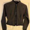 GK ICE SKATE ADULT SMALL BLACK FLEECE VELVET EYELET EMBROIDERED ZIP JACKET SZ S - Image 6