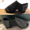 LEO'S DANCEWEAR ADULT SIZE 5.5 (Fits 3.5) BLACK LEATHER GIOFLEX JAZZ BOOT #7018