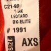 GK SUPERSONIC RED FOIL ADULT X-SMALL GYMNASTICS DANCE TANK LEOTARD Sz AXS NWT! - Image 5