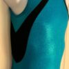 GK FROZEN HEART CHILD MEDIUM SEAGLASS FOIL SWAR JA TANK GYMNASTIC LEOTARD CM - Image 3