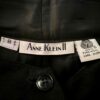 ANNE KLEIN II WOMEN'S 8 (32x30) BLACK WOOL HIGH WAIST STRAIGHT LEG DRESS PANTS - Image 8