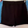 CHEER DANCE ADULT SMALL GK MICRO MINI JEWELED WORKOUT SHORTS BLUE BLACK Sz AS