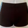 CHEER DANCE ADULT SMALL GK MICRO MINI JEWELED WORKOUT SHORTS BLUE BLACK Sz AS - Image 4
