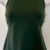 GK DANCE CHEER LADIES SMALL GREEN DRY TECH NYLON/SPANDEX HALTER TOP Sz AS NWT