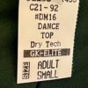 GK DANCE CHEER LADIES SMALL GREEN DRY TECH NYLON/SPANDEX HALTER TOP Sz AS NWT - Image 4