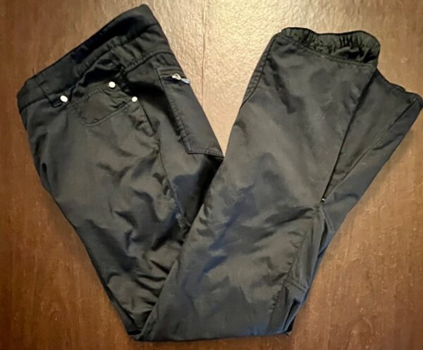 OBERMEYER TELLURIDE JEAN PANT LADIES SIZE 8 BLACK NYLON/POLYESTER SNOW/SKI PANTS - Image 2