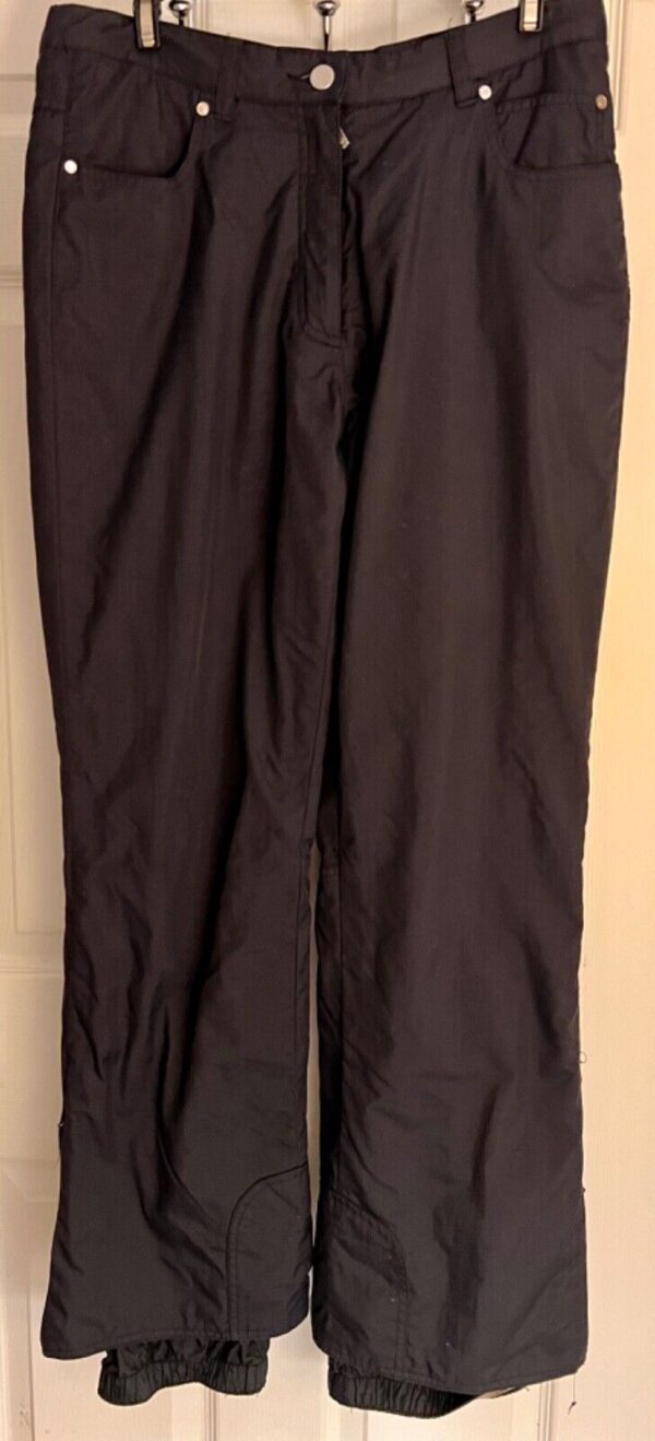 OBERMEYER TELLURIDE JEAN PANT LADIES SIZE 8 BLACK NYLON/POLYESTER SNOW/SKI PANTS - Image 3