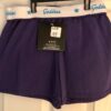 GK COTTON LADIES MEDIUM SKATE GODDESS GLITTER PRINT PURPLE BOXER SHORTS Sz AM - Image 4