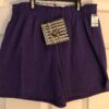 GK COTTON LADIES MEDIUM SKATE GODDESS GLITTER PRINT PURPLE BOXER SHORTS Sz AM - Image 7