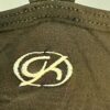 GK ELITE CHEER DANCE SPORTS TOP ADULT SMALL BLACK SYLKTECH V-BACK GK LOGO Sz AS - Image 5