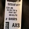 GK ICE SKATE LADIES X-SMALL 3/4 SLV NYLON/SPANDEX BLUE TOP BLACK PANT SET SZ XS - Image 10