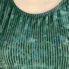 GK ADULT X-LARGE GREEN & BLACK RIBBED VELVET GYMNASTIC DANCE TANK LEOTARD SZ XL - Image 2