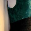 GK ADULT X-LARGE GREEN & BLACK RIBBED VELVET GYMNASTIC DANCE TANK LEOTARD SZ XL - Image 5