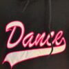 GK ELITE DANCE ADULT MEDIUM SWEATSHIRT HOODIE BLACK GLITZY DANCE LOGO Sz M NWT! - Image 2