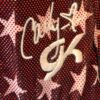 CARLY PATTERSON GK RED STAR FOIL ADULT LARGE VELVET TANK GYMNASTIC LEOTARD AL - Image 4