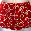 GK MICRO MINI CHEER ADULT SMALL LOW RISE RED SILVER FOIL WORKOUT SHORTS Sz AS - Image 2