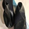 Leo's 7018 Black Adult Size 9.5M (Fits W 6.5) Leather Gioflex Slip On Jazz Boot - Image 2