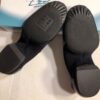 Leo's 7018 Black Adult Size 9.5M (Fits W 6.5) Leather Gioflex Slip On Jazz Boot - Image 3
