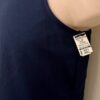 TOUSSE' BY GK ELITE MEN'S SMALL NAVY RACERBACK NYLON/MESH TOP RUNNING Sz AS NWT - Image 3