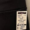GK ELITE DANCE JAZZ LADIES SMALL BLACK MICROFIBER CUFFED DRESS PANTS SZ S NWT! - Image 3