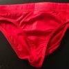 GK HIGH RISE TRADITIONAL CUT CHILD SMALL RED GYMNASTICS BRIEFS #1409 Sz CS NWT - Image 3