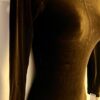 GK LGSLV ADULT SMALL SOLID BROWN ESPRESSO VELVET GYMNASTICS DANCE LEOTARD SZ S - Image 2