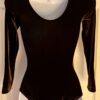 GK LGSLV ADULT SMALL SOLID BROWN ESPRESSO VELVET GYMNASTICS DANCE LEOTARD SZ S - Image 4