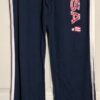 GK  USA GRAPHIC LADIES LARGE NAVY 100% COTTON ATHLETIC GYMNASTICS CHEER PANTS AL - Image 2