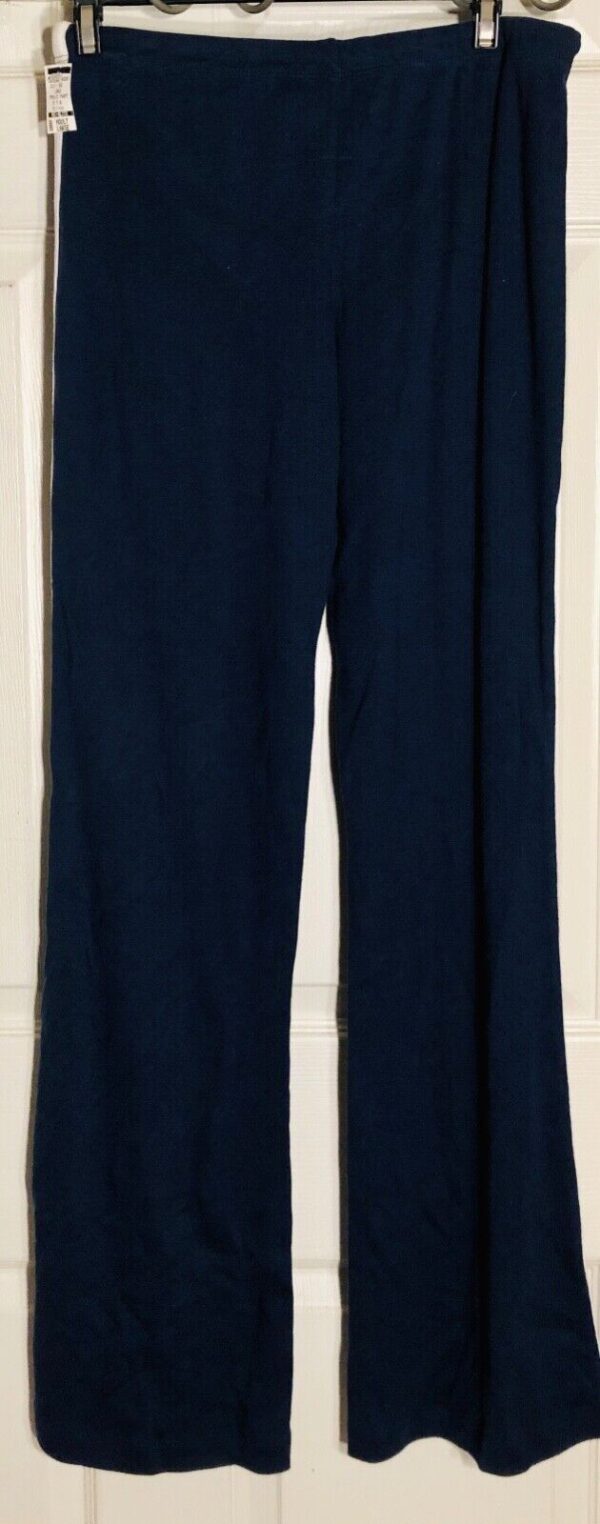 GK  USA GRAPHIC LADIES LARGE NAVY 100% COTTON ATHLETIC GYMNASTICS CHEER PANTS AL - Image 4